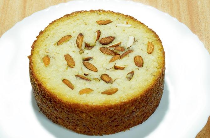 Rava coconut cake
