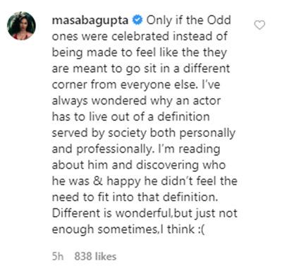 Masaba Gupta-s post
