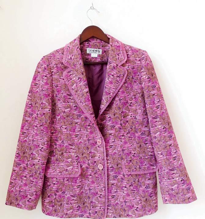 Pink blazer