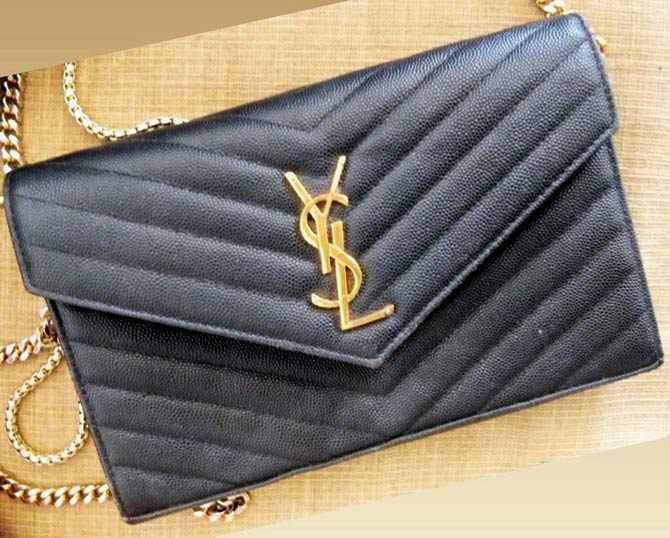 Yves Saint Laurent envelope wallet