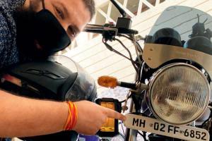 Bike parked at home, but man fined for riding in wrong lane, speeding