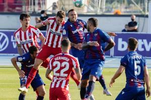 Gritty Atletico beat Levante 1-0 to ascend into third place 