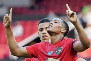 Boss hails hat trick man Anthony Martial after Man United's win