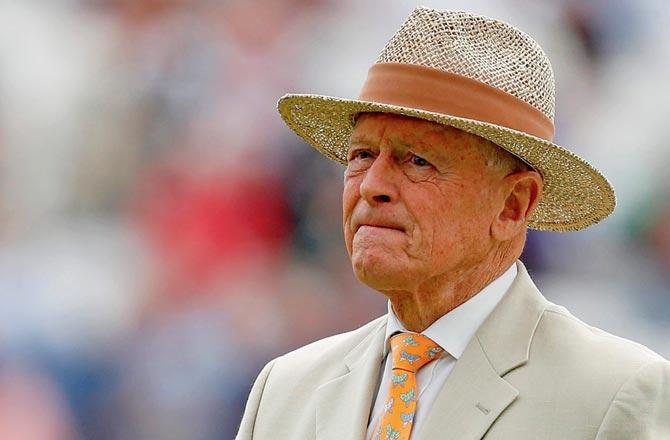 Former England cricket captain Geoffrey Boycott at The Oval in London on September 12, 2019. Pic/AFP