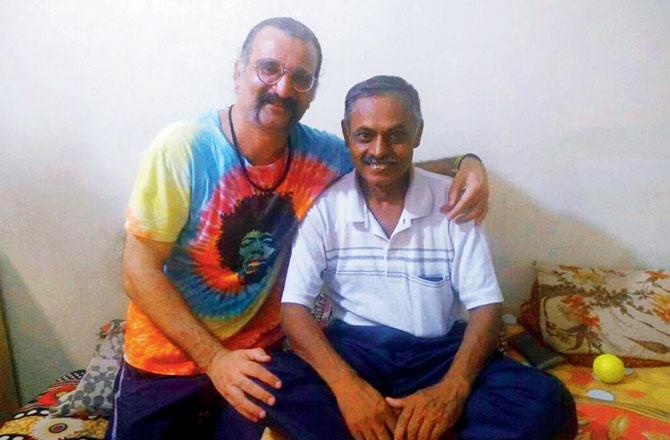 Rajiv Nishad (right) with Subir Malik