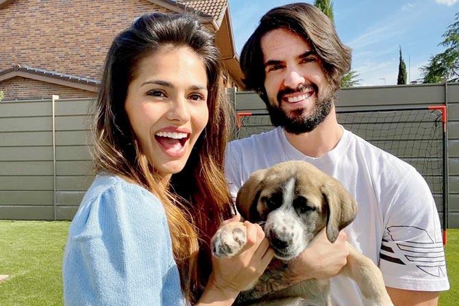 Sara Salamo and footballer Isco