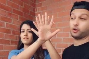 Ishita Dutta to hubby Vatsal Sheth: Focus on jharu pocha, not mobile Ishita Dutta and Vatsal Sheth/picture courtesy: Ishita Duttas Instagram account