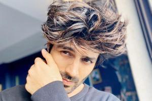 Kartik Aaryan's beard capers continue on social media