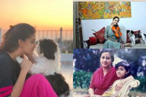 Keerthy Suresh's quarantine dairies: Playing violin, cooking chocolate dosas and much more