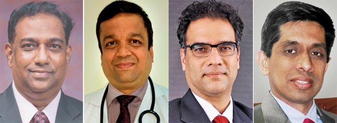 Dr Sanjay Oak, Dr Rahul Pandit, Dr Kedar Toraskar and Dr Shashank Joshi