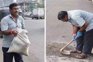 VVS Laxman pays tribute to Mumbaikar filling potholes since losing son