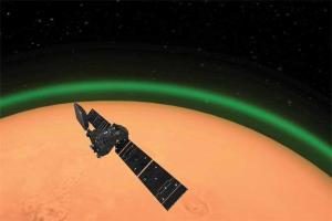 Green glow around Mars' orbit takes Twitter by storm