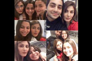 Ranbir, Alia, Shaeen, Riddhima, Neetu Kapoor spend time together