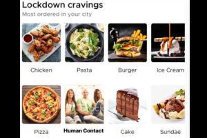 Zomato adds woman's 'human contact' suggestion on app's craving list