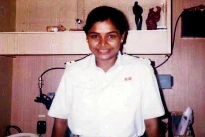 Rajeshwari Kori, the only female officer onboard a warship, was provided a private room with an attached bathroom on INS Jyoti