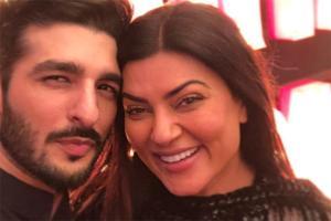 Rohman crashes Sushmita Sen's Instagram live; turns it into a musical