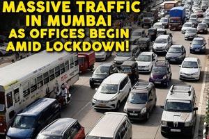 Massive traffic in Mumbai as offices begin amid lockdown | Mumbai News