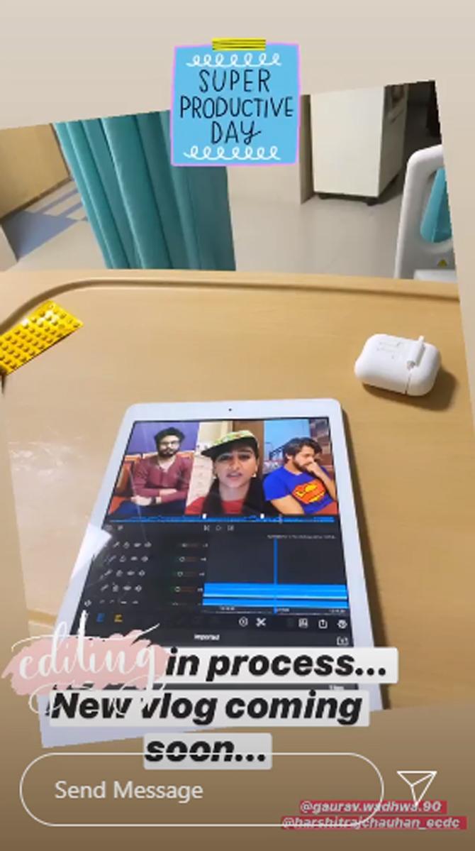 Mohena Kumari Singh Instagram Story