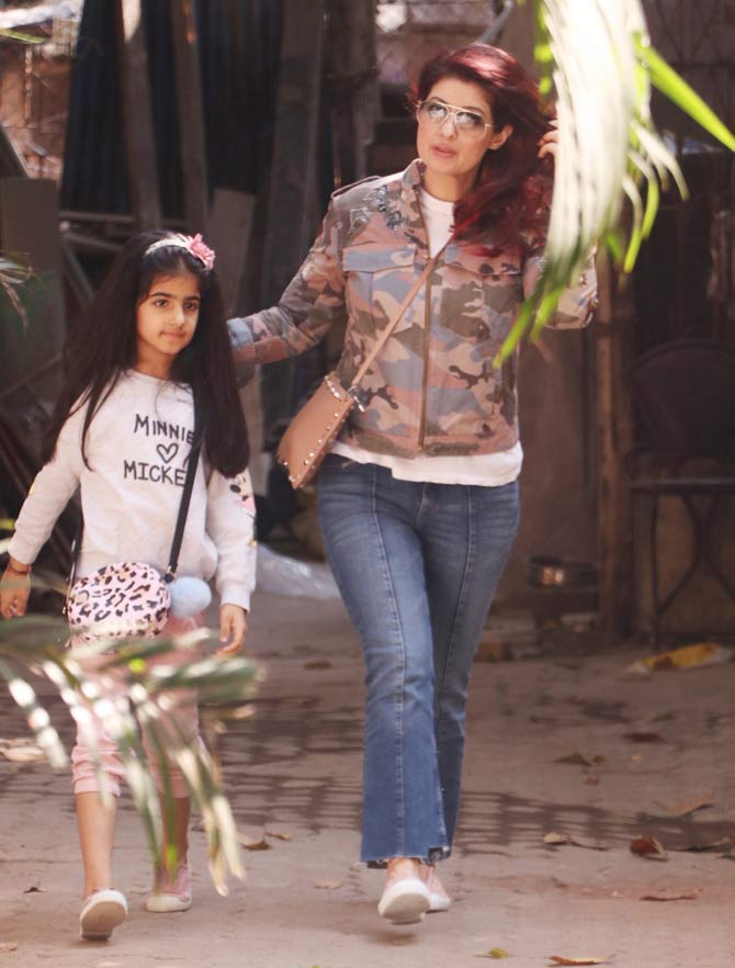 Twinkle Khanna and Nitara are often spotted together but we are missing Akshay Kumar to complete the trio. But since he has Sooryavanshi coming up, he must have been busy. By the way, saw the trailer?