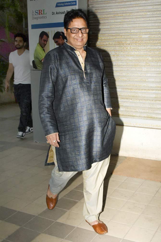 Film producer Vashu Bhagnani was also spotted in Juhu and he has the Coolie No. 1 coming up on May 1, 2020. He made his debut as a producer with Coolie No. 1 in 1995 so life has come full circle for him.