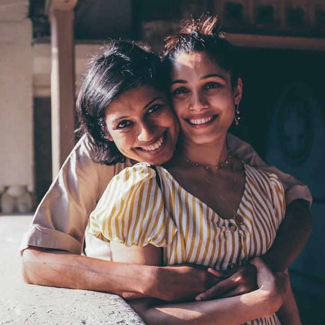 Freida Pinto's sister Sharon Pinto: The Slumdog Millionaire actress's sister Sharon recently caught everyone's attention when Freida shared snapshots from Sharon's wedding on social media. Sharon, who wed Biplab, had a traditional Assamese wedding.