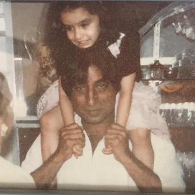 Shraddha Kapoor shared this picture on Father's Day and wrote alongside, 