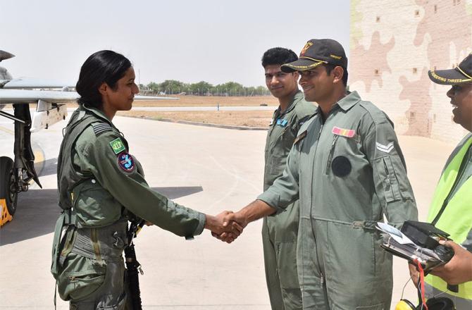 Women can't drive
Flight Lieutenant Bhawana Kanth has become the first woman pilot of the Indian Air Force to qualify to undertake combat missions on a fighter jet in May 2019. She is from the first batch of woman fighter pilots of the IAF. Pic/ANI's Twitter