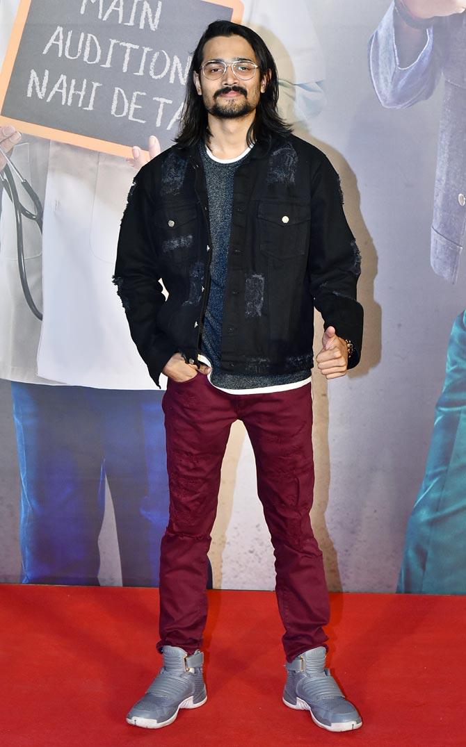 YouTube star Bhuvan Bham also attended the special screening Kaamyaab in Andheri.