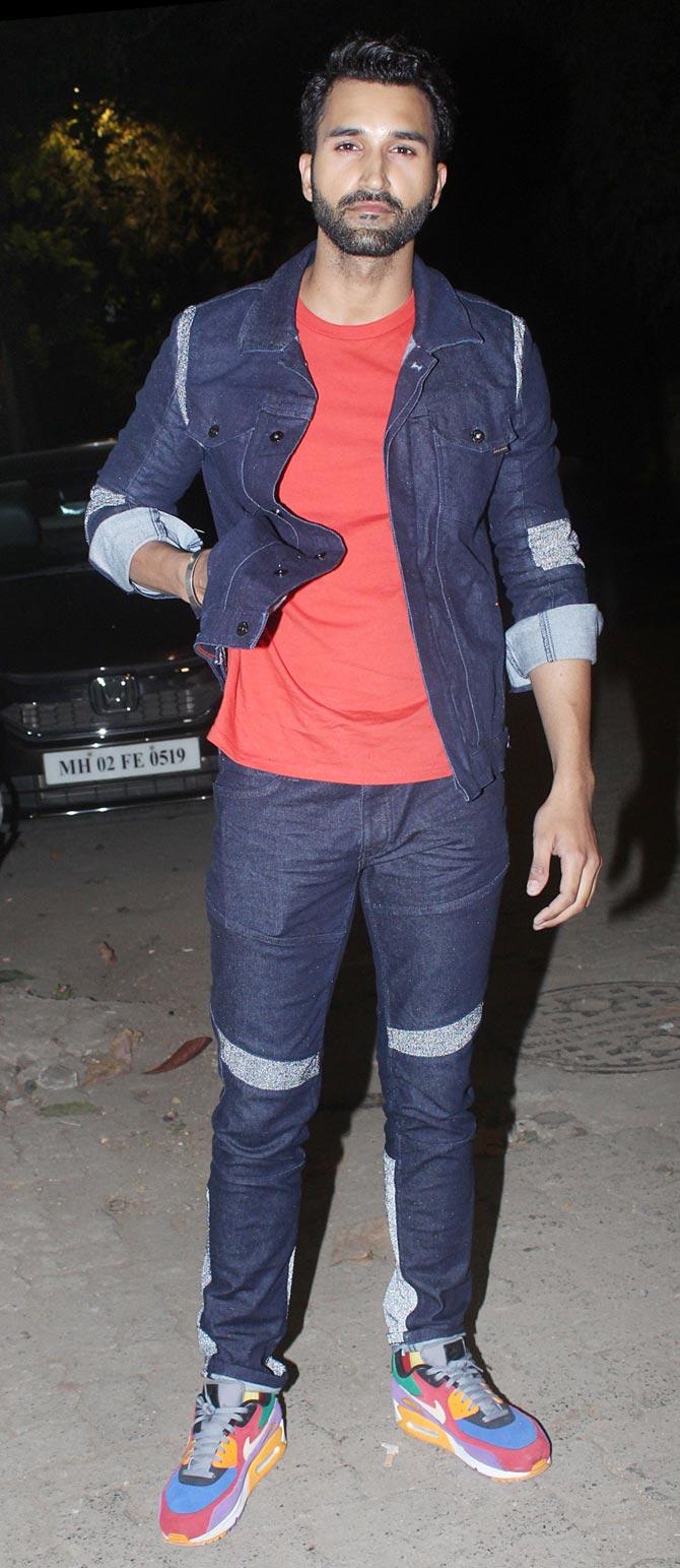 Gurfateh Singh Pirzada, who is also making his Bollywood debut with the Karan Johar offering, attended the special screening of Guilty in Juhu.