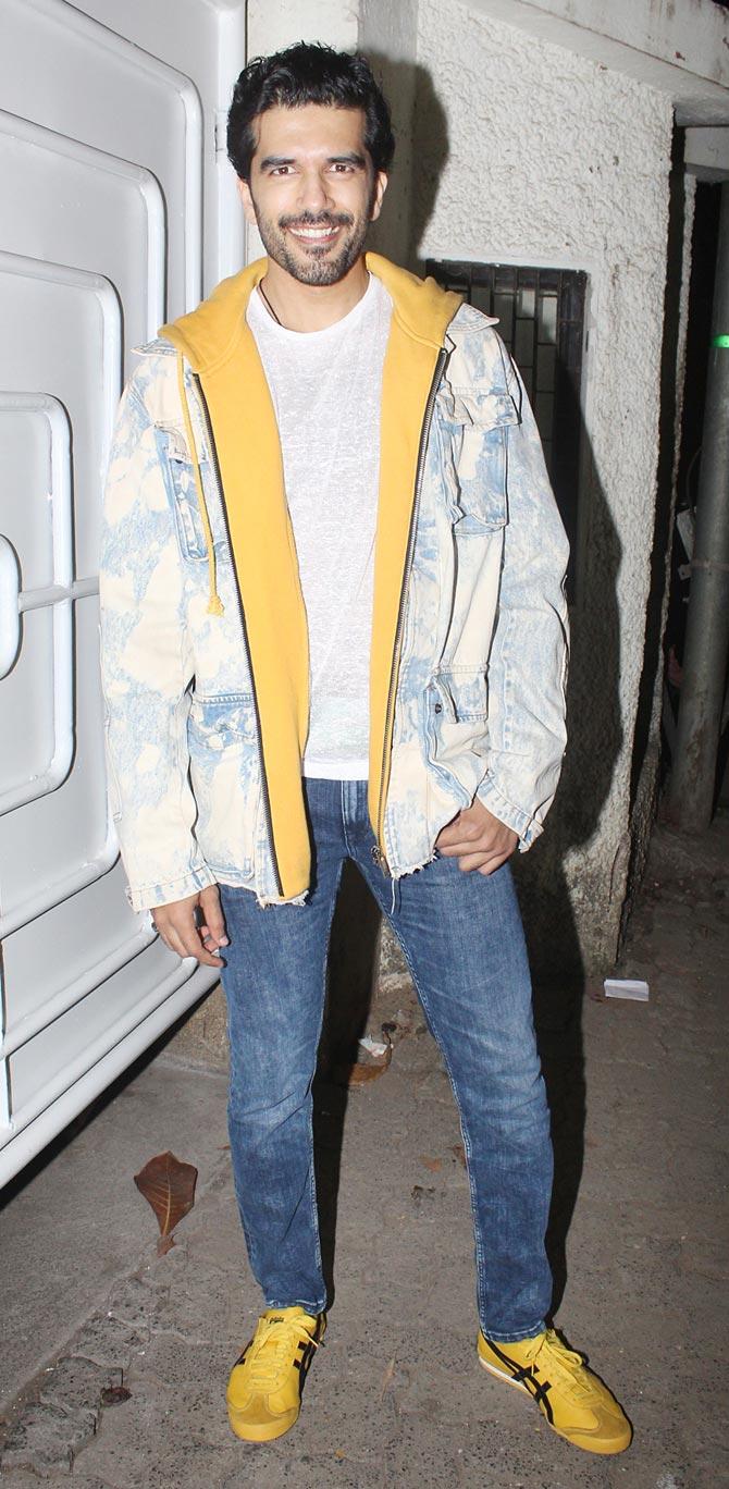 Taher Shabbir will also be seen in the film, he plays the cop who is investigating the in the high-profile rape case. The actor was all smile as he posed for the special screening of Guilty.