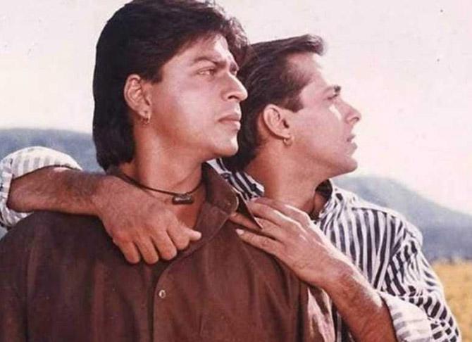 Karan Arjun (1995): Rakesh Roshan brought us the story of brothers taking revenge on the villain with a twist. The brothers' revenge story travels two generations, in which the brothers are reincarnated, 20 years after their slaying. If this doesn't compel you to watch the film, we give you two more reasons - Shah Rukh Khan and Salman Khan, who played brothers in this money-spinning masala. Their ultimate goal is to restore their mother's (played by Rakhee) belief -- 'Mere Karan Arjun Aayenge.'