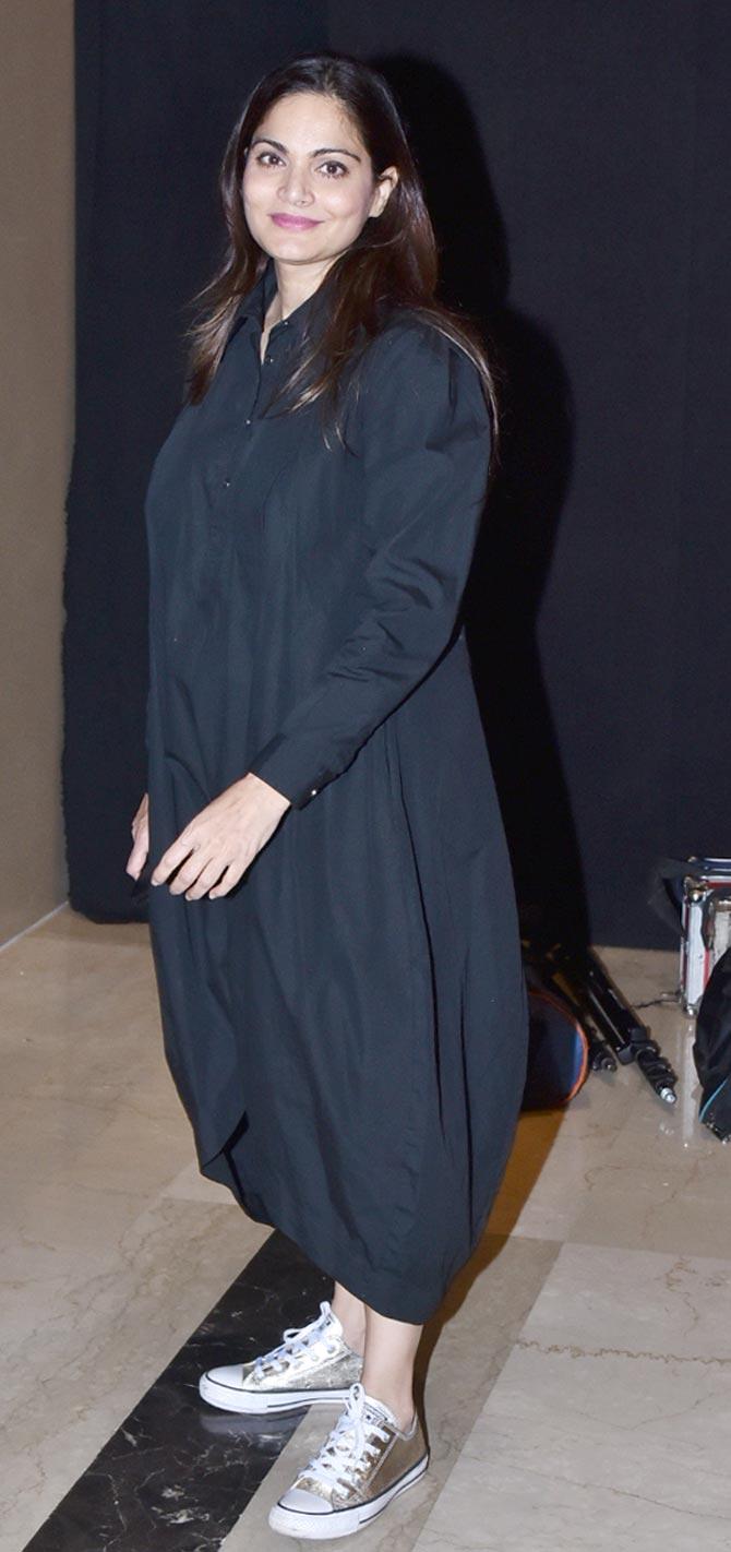 Alvira Agnihotri also attended the special screening of Guilty at the popular multiplex in Andheri.