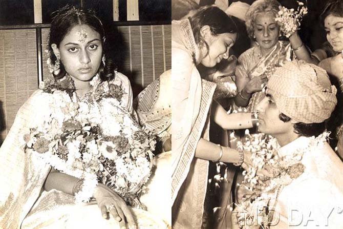 Amitabh Bachchan and Jaya Bachchan: Amitabh and Jaya Bachchan took wedding vows in a traditional Bengali way at a ceremony in Skylark Building, Malabar Hill, Mumbai, on June 3, 1973. The couple has starred in a number of successful films opposite each other like Abhimaan (1973), Mili, (1975), Chukpe Chupke (1975), Sholay (1975), Silsila (1981), Kabhi Khushi Kabhie Gham (2001), and Ki and Ka (2016).