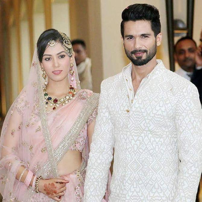 Shahid Kapoor and Mira Rajput: After dating actresses like Vidya Balan, Priyanka Chopra, and Kareena Kapoor, Shahid Kapoor finally settled into marital life with Mira Rajput on July 6, 2015. Theirs was an arranged match, and they have grown to be one of the most talked-about couples of Bollywood. Together they have a daughter Misha and son Zain.