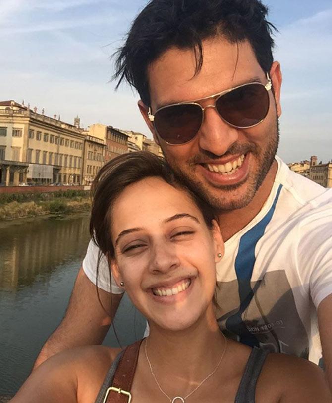 Yuvraj Singh and Hazel Keech: Yuvraj Singh began dating Bollywood actress Hazel Keech in early 2015. Yuvraj and Hazel decided they want to spend their lives together and soon got engaged in November 2015. The couple got married a year later, in November 2016