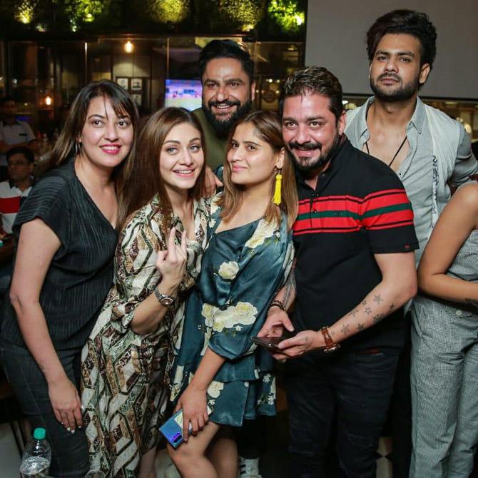 This was a really cool group picture and Shefali Jariwala rightly called it a mad night with her favourite mad people. We are sure you cannot forget anyone of them!