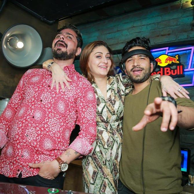 The party was held at Bombay Adda, and if you have been to that place, you'll know the madness that unfolds there. And given this picture where Shefali Jariwala unleashes her inner madness, it seems this is the best place to hang out in the city!