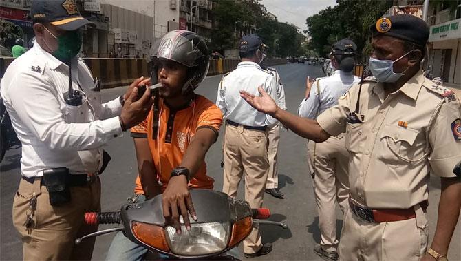 The cops also did a crackdown on those driving under the influence of alcohol. 