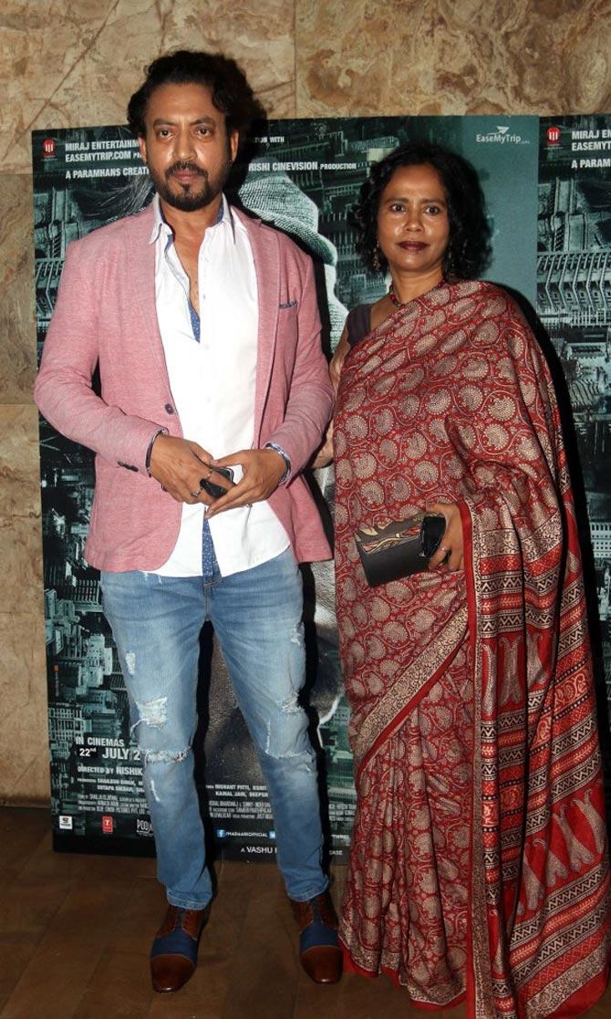 At age 28, Irrfan married Sutapa, who is an Assamese Hindu. The two tied the knot back in 1995 before Irrfan earned critical acclaim as an actor. The couple has two sons, Babil and Ayan.
