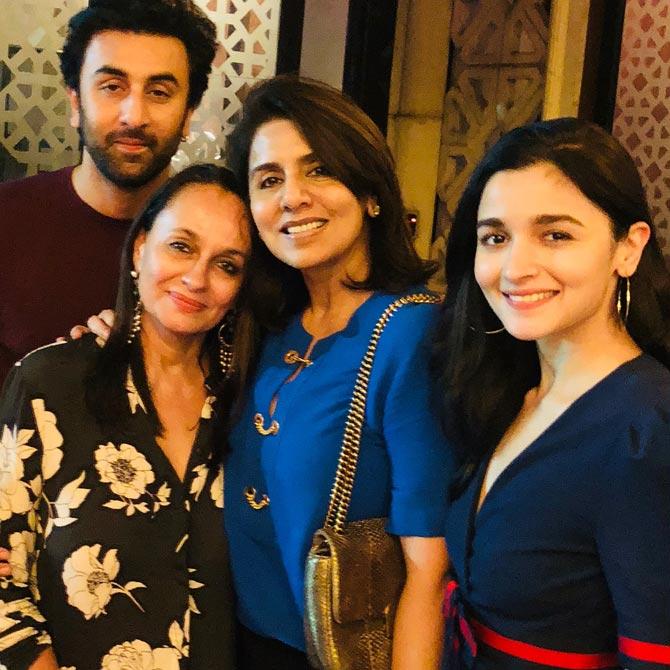 Alia Bhatt's social media interactions with her beau's mum Neetu Kapoor and sister Riddhima Sahni too revealed a lot about the easy rapport she shares with the Kapoor clan
