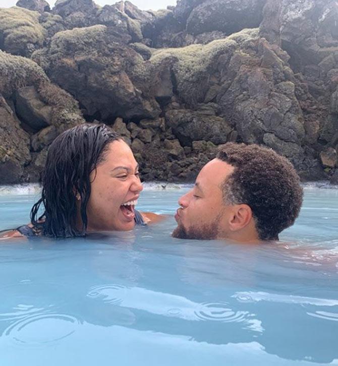 NBA star Stephen Curry and wife Ayesha know how to slam dunk social media!