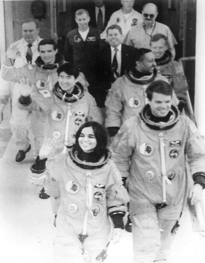 Kalpana Chawla was posthumously awarded the Congressional Space Medal of Honour. There are several streets, universities, institutions and scholarships named in honour of Kalpana Chawla. One of the seven peaks of the Columbia Hills is also named after Kalpana Chawla.