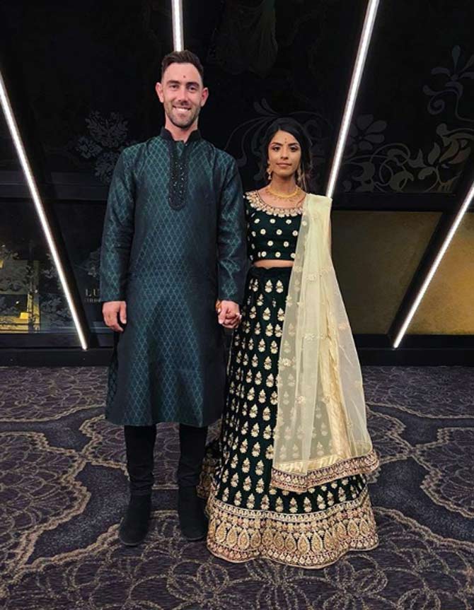 After their engagment, Vini Raman shared a photo of her and Glenn Maxwell in traditional Indian attire and wrote: Last night we celebrated our Indian engagement and I gave @gmaxi_32 a little teaser of what the wedding will be like Shout out to both of our incredible families & all our friends who came to celebrate with us on such short notice - we are so grateful to be surrounded by some pretty amazing people