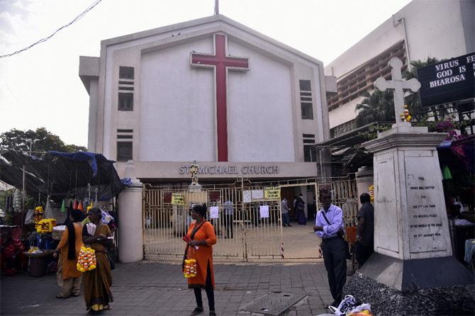 On Wednesday, Archbishop of Bombay, Cardinal Oswald Gracias in an official statement said that novena services at St Michael's Church, Mahim have been suspended till further notice. Devotees are invited to pray at home, said the press release.