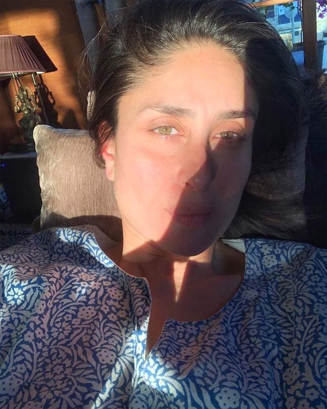 Kareena posted a sun-kissed picture and wrote, 