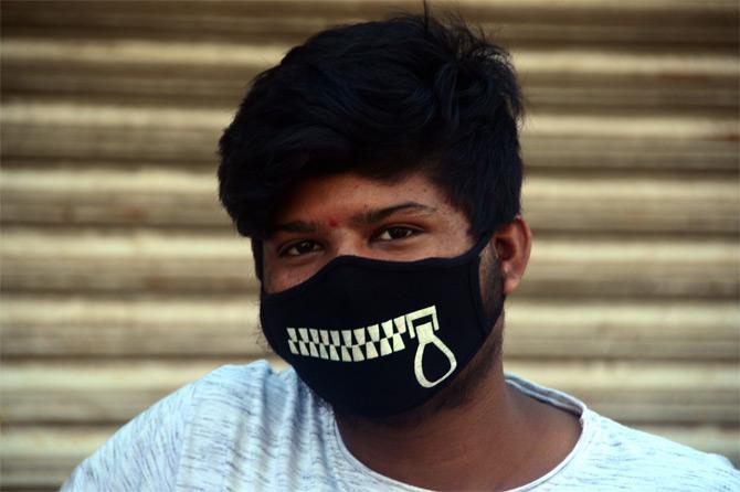 Mumbaikars wear different face mask to protect themselves from COVID 19