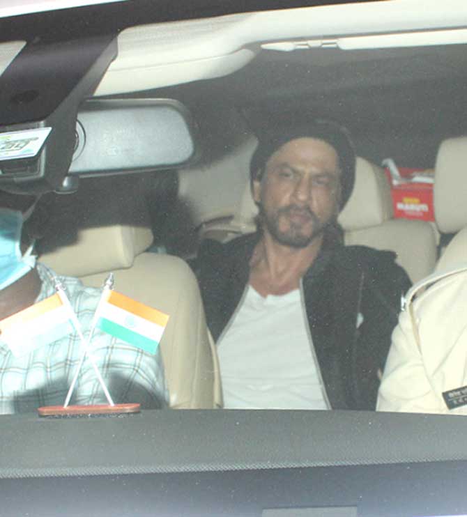 On the professional front, SRK is currently wearing a producer's hat.