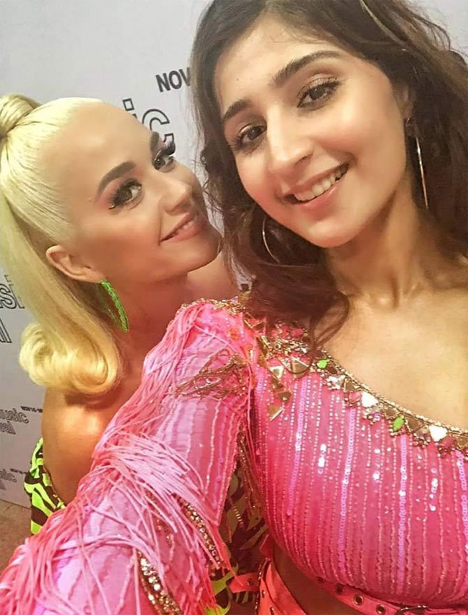 In fact, Dhvani Bhanushali is one of the luckiest singers to share the stage with Katy Perry and Dua Lipa during their gig in India. She shared the proud moment on social media and wrote, 