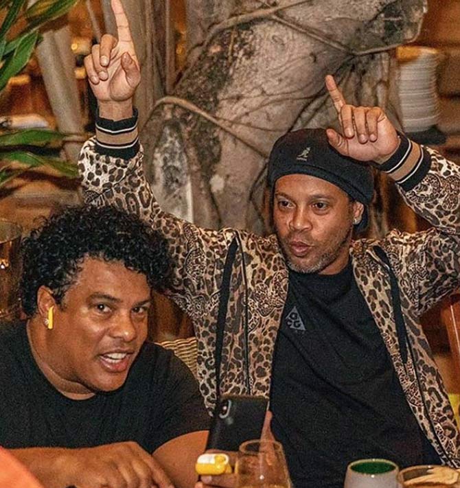 Ronaldinho has an older brother named Roberto, who also played professional football.