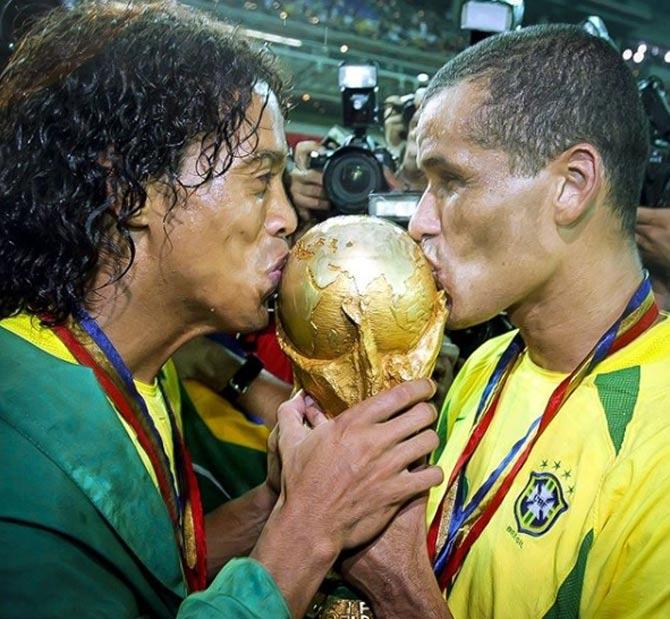Ronaldinho also won the prestigeous Ballon d'Or in 2005.
